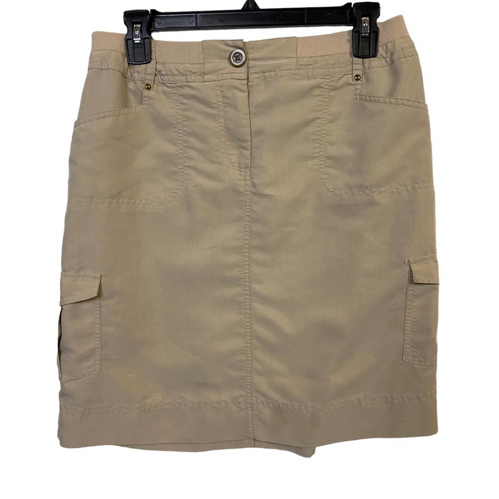 Chico's Beige‎ Cargo Skirt Size 4